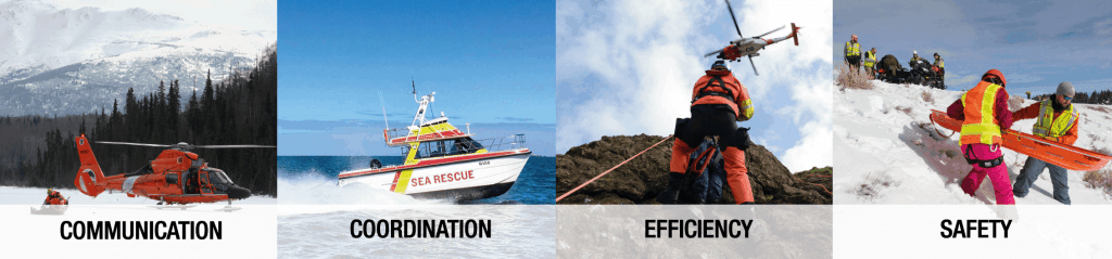 Communication and safety for Rescue