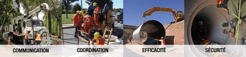 Solution de communication pour l'assainissement et espaces confinés