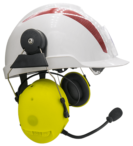 APPI-COVR CASQUE JAUNE PROFIL