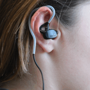 Intra-Ear Bone Conduction Microphone Miniset with Ear Plugs