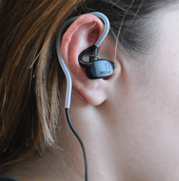 Ostéophone intra-auriculaire avec bouchons